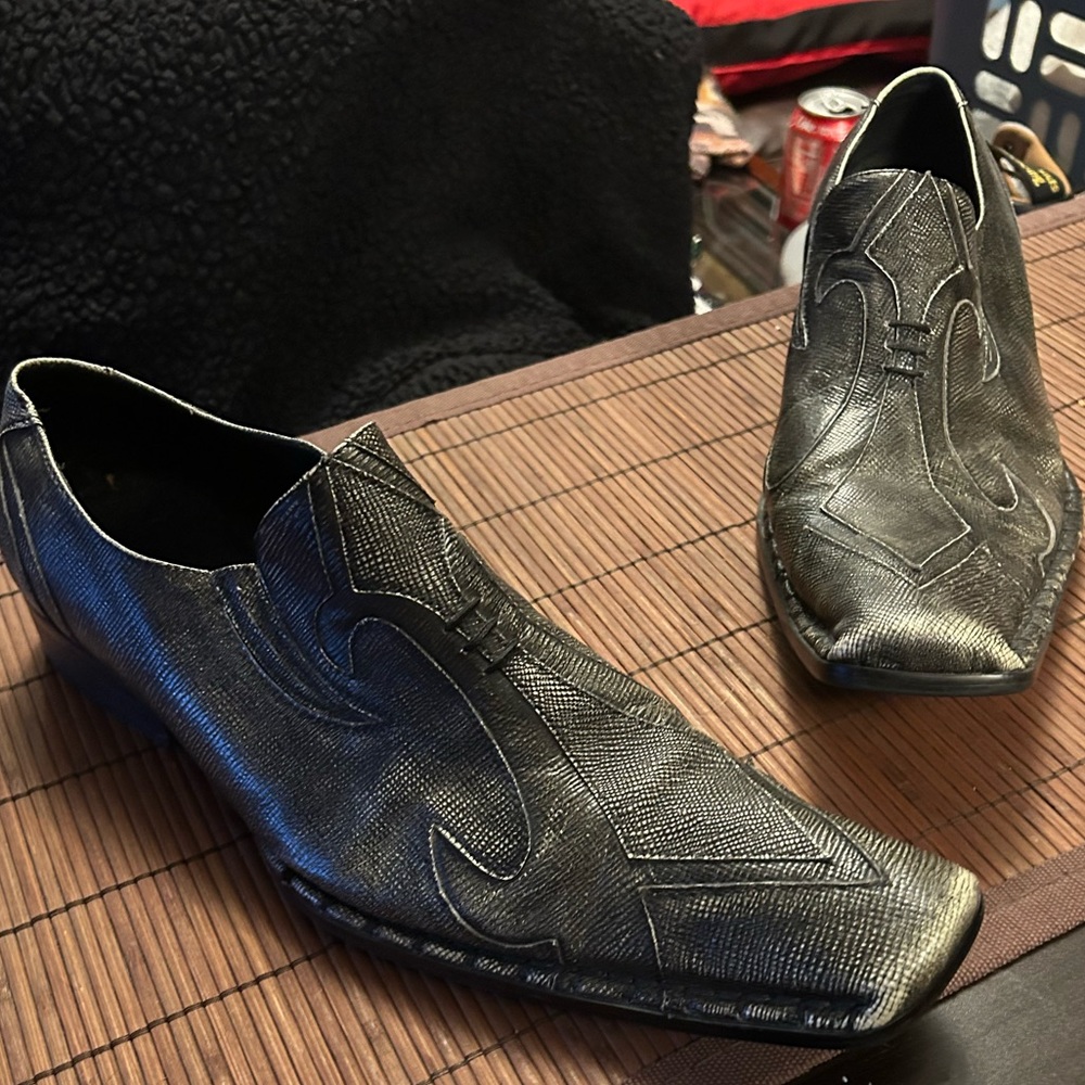 high end loafers similar to mark nason,  little wear has distressed mottled